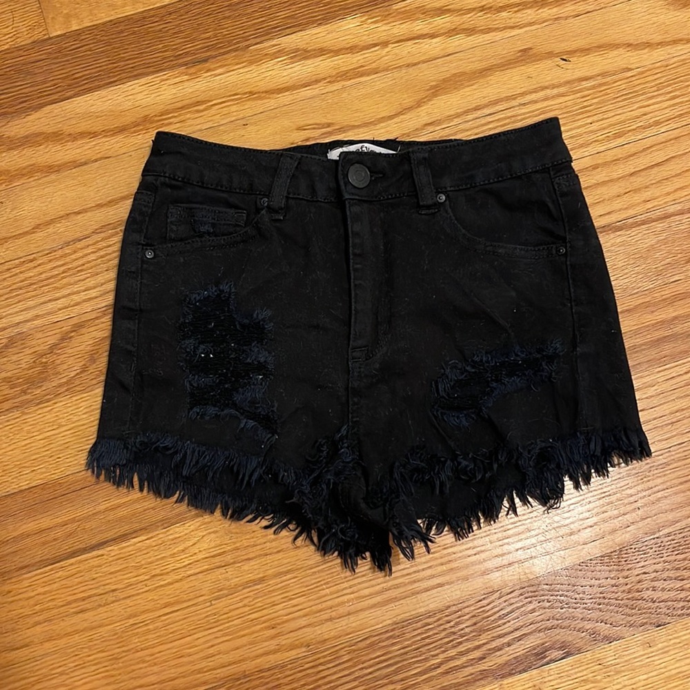 Size 2 Black refugee shorts